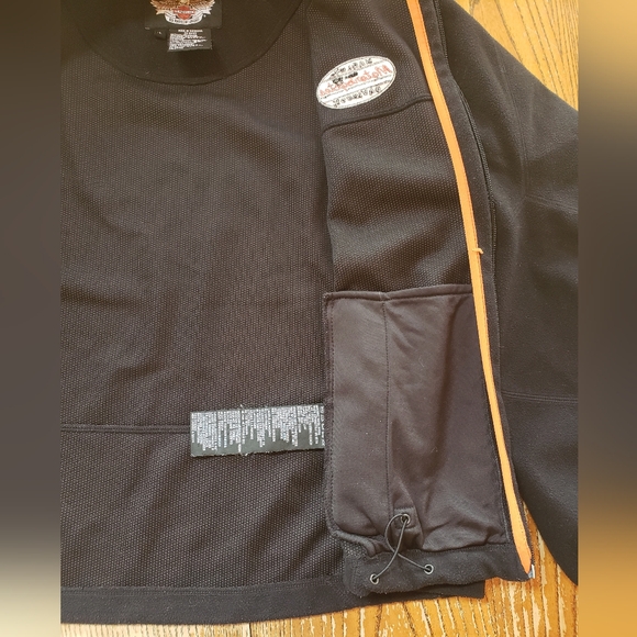 Harley Davidson Motorcycles women's fleece zip-up jacket, size XL - Picture 4 of 7